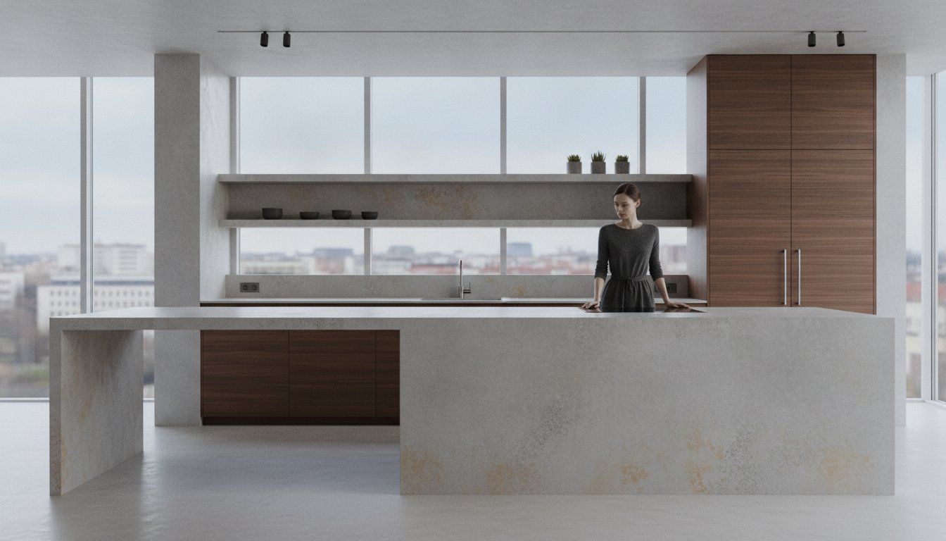 Beton v kuchyni: Průvodce světem minimalistického luxusu a surové elegance