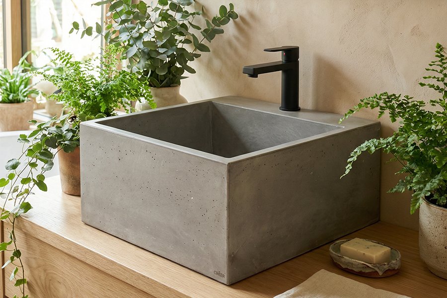 Betonové umyvadlo QUADRO_concrete sink