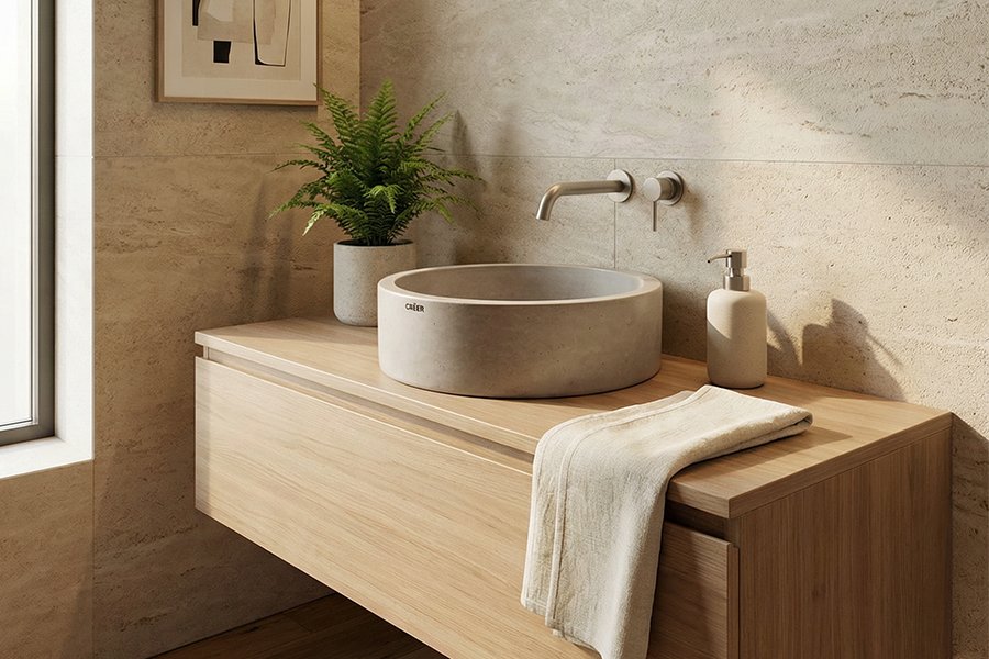 Je beton vhodný do koupelny? Průvodce pro milovníky nadčasového designu